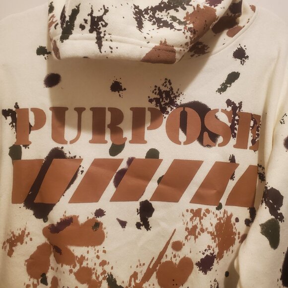 Another Hype Piece "Purpose" Hoodie Size Large - Picture 2 of 10